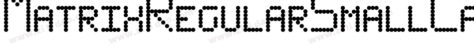 MatrixRegularSmallCaps Regular字体转换